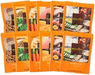 Real Food Blends - Variety Pack - Pureed Food Pouches for Tube Feeding - Real Foods Blends with Turkey, Salmon & More - Feeding Pouches for Adults & Kids - Peg Tube Meals - 9.4 Oz Pouch (Pack of 12)