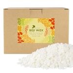5 lb Soy Wax Candle Making Kit（Flakes & Soft）,No additives Natural Candle，Perfect for Your DIY Projects (5lb)
