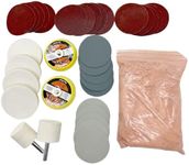 34Pcs/Set Glass Polishing Kit, Deep