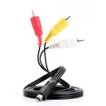 LEAGY 4 Feet 1.2m AV Cable for Sony Handycam Mini DV and DVD Camcorders VMC-15MR2