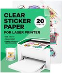 Clear Sticker Paper for Laser Print