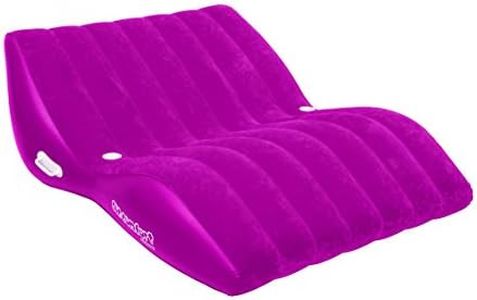 SUN COMFORT COOL SUEDE Double Zero Gravity Lounge, Raspberry