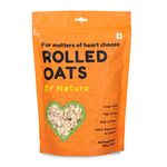 By Nature Rolled Oats, 3Kg (500G X Pack Of 6) | 100% Natural Whole Grain | High-Fiber | Healthy Breakfast | Protein Rich | Efficient On Reducing Weight & Cholestrol