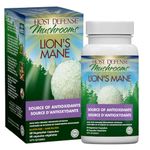 Host Defense Organic Lion’s Mane Mushroom Capsules – Immune Support & Antioxidant Supplement – 1,000 mg Potency, 60 Vegetarian Capsules, 30 Day Supply