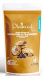 Plattered - Cacao Nibs & Cranberry Cookies Mix 350 Gm - Instant Cookie Dough Mix - Can Be Made in Cooker- Eggless, 3 Easy Steps Whisk, Scoop & Bake - Natural & Vegan - Pack of 1