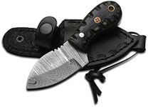 HotSteel Handmade Neck knife-Damasc