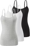 Air Curvey 3 Piece Womens Camisole 