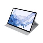 Samsung Galaxy Tab S8+ / S7+ / Tab S7 FE Book Cover - Original Case Tablet - Dark Gray