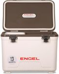 ENGEL Cooler Box 13qt (12.3 litres) Leak-Proof, Air Tight, Drybox Cooler for Camping, Fishing, Hiking, Small Hard Shell Lunchbox Cooler for Men & Women, 38 x 25.4 x 28.5 CM Small Cool Box