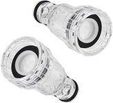 NC 2 Pcs Plastic Pressure Washer Inlet Filter Water Filter 3/4" Garden Hose for Garden Connectors