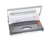 Peach PB200-30 Plastic Binding Device | Star Binder Pro - DIN A4 | Price/Performance Winner | Binds 350 Sheets | Max. 38 mm Binding Spine, 12 Sheets Punching Capacity, incl. 15-Piece Starter Set