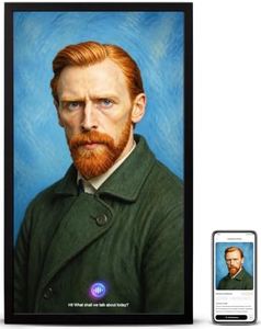 VINABOT 21.5" AI Digital Picture Frame, Personalized Avatar with Voice Clone, 1920 x 1080 FHD IPS Anti-Glare Display, 32GB Offline Storage, WiFi App Photo Sharing