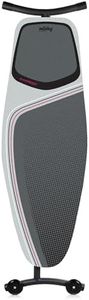 Minky MaxiPro Ironing Board, 135 x 46 Extra Wide Ironing Surface, Iron Board with Adjustable Height up to 97cm, Non Slip Feet with Wheels, Foldable