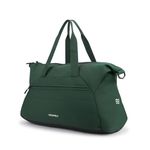 Assembly Premium Duffle Bag For Men And Women | Large Weekender bag (45 Liters) | (56.5 X 32 X 26 Cms) | with Attachable Shoulder Strap Cabin Bag With Durable Water-Resistant Polyester| Green | Float