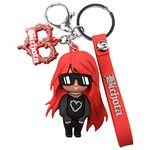 Karol G Keychain Key Ring Wristlet Keychains Accessories Car Key Decorations for Women and Girls, K307, Noraml