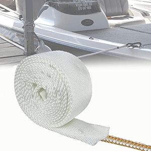 Marine Dock Guards Rope Cover - Heavy Duty Boat Mooring Line Protector Fit Lines up to 1", Sailing Docking Anchoring Equipment for Yacht (6.5ft)