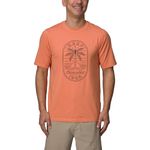 Reef Mens Short Sleeve Rashguard, Tangerine (Paradise), L