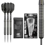 TARGET Darts Phil Taylor Power 8-Zero Black P8Z1 80% Tungsten Steel Tip Darts Set, 25G | Phil Taylor Darts, Player Edition Set | Pro Darts Accessories, Professional Darts Set, Dart Case Included