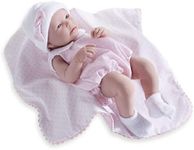 JC Toys La Newborn Real Girl Baby Doll (Realistic 17" Anatomically Correct)