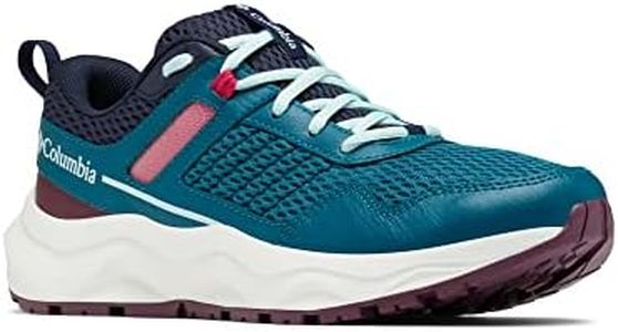 Columbia Women's Plateau Hiking Shoe, Deep Water/ICY Morn, 7.5