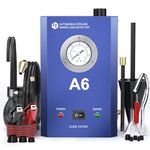 GODIAG 12V DC Smoke Machine Automotive,A6 EVAP Smoke Machine Leak Tester with Digital Pressure Gauge Vacuum Leak Smoke Machine for Motorcycle/Car/Truck, Blue