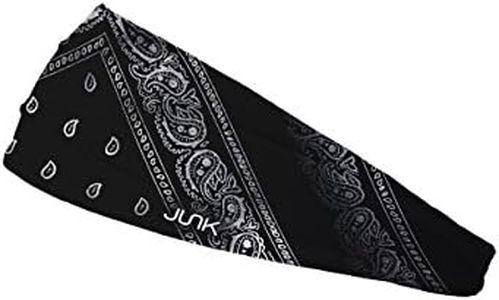 JUNK Brands Big Bang Lite Technical Jersey Fabric Compton Headband, One Size