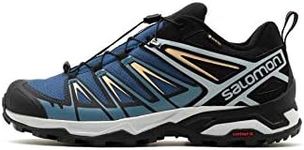 Salomon Men's X Ultra 3 Trail Running and Hiking Shoe, Dark Denim/Copen Blue, 12 US