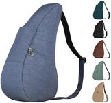 AmeriBag Classic Healthy Back Bag tote Distressed Nylon Medium (Vintage Indgo)