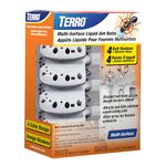 TERRO T334BCAN Multi-Surface Liquid Ant Baits - 4 Discreet Bait Stations, Multicolor