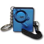 Minder® 140db Police Approved Mini Minder Loud Personal Staff Panic Rape Attack Safety Security Alarm Keyring - Secured by Design Approved (Police Preferred Specification) (Blue)