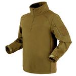 Condor Patrol 1/4 Zip Pullover Softshell (Tan, Large)