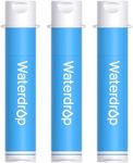 Waterdrop Water Filter Straw, Water Purifier Survival for Camping, Travel, Backpacking and Emergency Preparedness, Water Filtration System Survival, 3 Pack, Blue