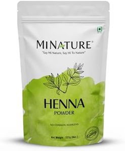 Henna Powder by mi nature | From Rajasthan India | Triple shifted | Fine powder | Natural hair colour (8 oz)