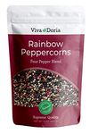 Viva Doria Rainbow Blend Peppercorn - Whole Black, Green, Pink and White Pepper 12 Oz (340 g) For Grinder Refills