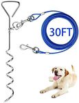 Dog Tie Out Cable and Anti Rust Spi