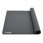 Sapid Extra Large Silicone Sheet for Crafts, Extra Thick Silicone Jewelry Casting Mats, Nonstick Nonslip Silicon Mat for Epoxy Resin, Art Painting,Heat- Resistance Counter Mat(15.7"×23.6", Dark Gray)