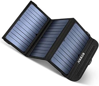 ECEEN Portable Solar Charger, 20W Solar Panel Charger for Cell Phone with Dual USB Output Waterproof Foldable Camping Solar Pnaels Survival Emergnecy Kit for Tablet GPS iPhone Camera & USB Devices