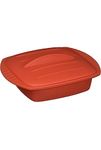 Starfrit Silicone Steamer, Square, 8 inches, Red