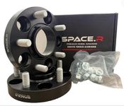 SPACE.R 1 Pair Of 25mm Wheel Spacers Compatible With Range Rover, Discovery, New Defender | 5x120 | Hubcentric | Bolt on | M14x1.5 Studs | 72.6 Centre Bore