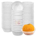 TIPTOP DECORATION Premium Butter Paper Mithai Sweets Baking Cup Liners Peda Wati Wrapper (Medium 3.5 X 2 Cm, 1000)