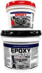 Clear Epoxy Resin Coating for Floors & Counter Tops, 100% Solids, Self Leveling - 3 Gallon Kit