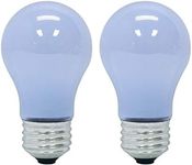 GE Reveal HD+ LED Light Bulbs, 40 Watt, A15 Ceiling Fan Bulbs (2 Pack)