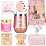 21st Birthday Gifts for Women, 21 Year Old Birthday Gifts for Women, 21th Birthday Gifts Basket for Best Friends Female Sister Mom Wife Daughter Her Girlfriend Coworker Bestie