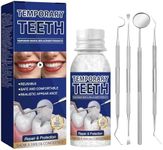 Tooth Repair Kit, Moldable Tooth Filling Repair Kit with 4 Dental Tool, Dental Care Kit Fixing The Missing and Broken Replacements, DIY Natural Filling Fake Teeth,Smile Confidently Again-W3