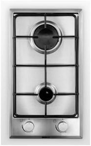 Plaque Gaz 2 feux-Beko HDCG32220FX - Plaque de cuisson Gaz - Dimensions produit (LxP en cm) : 29 / 51