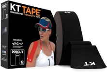 KT Tape Cotton 150 Strip 10" Precut Black