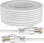 TECH-X Ethernet Cable,High Speed Cat6 LAN Cable, Network Cable Internet Cable RJ45 Cable, Computer Patch Cord Gigabit Category 6 Wires for Modem, Router, LAN ADSL UTP Lan cable-White (200 Meter)