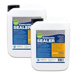 Smartseal Concrete Dustproofer - Effective Concrete Sealer & Dustproofer For Concrete Surfaces - Easy To Apply Premium Concrete Dustproofer. Eliminates Harmful Concrete Dust Every Time (2 x 5 Litre)