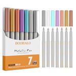 DOOHALO Metallic Pens for Cricut Maker 3/Maker/Explore 3/Air 2/Air,1.0 Medium Point Tip Pens,7 Colors Cricut Metallic Marker Pens for Crafting,Drawing,Coloring,Writting,Doodling