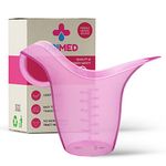 URIMED Female Urinal - Spill Proof - Portable Urination Device - Bedpan - Pee Standing Up - Ideal for Urinary Leakage or Bedridden, Support After Injury - Surgery - Pregnancy & More